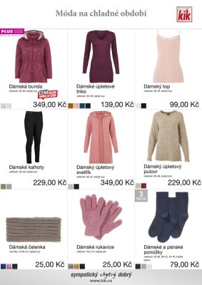 aktuální leták Kik textil 11.10.2021-31.10.2021
