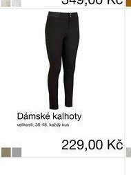 Dámské kalhoty