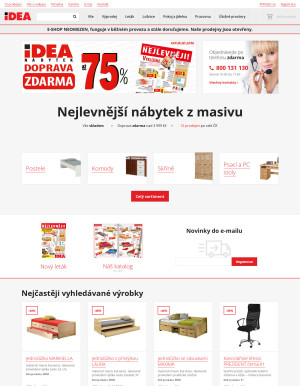 aktuální leták IDEA nábytek 12.10.2021-18.10.2021
