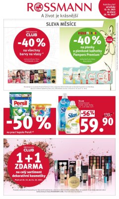 aktuální leták ROSSMANN drogerie 13.10.2021-26.10.2021