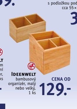 IDEENWELT bambusový organizér