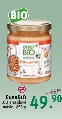 ENERBIO BIO arašídové máslo, 250 g
