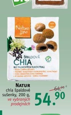 NATUR chia špaldové sušenky, 200 g