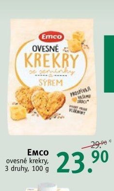EMCO ovesné krekry, 100 g
