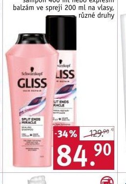 GLISS šampon nebo expresní balzám