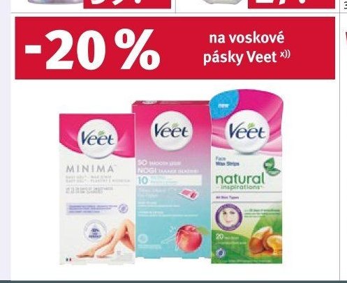 Veet voskové pásky
