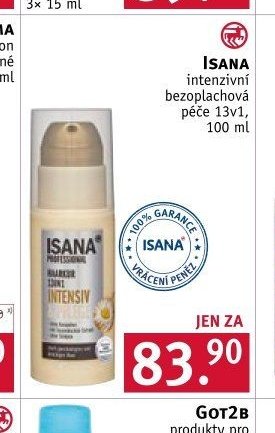 ISANA intenzivní bezoplachová péče
