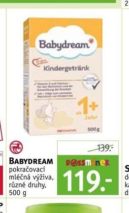 BABYDREAM pokračovací mléčná výživa