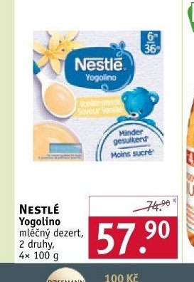 NESTLÉ Yogolino mléčný dezert