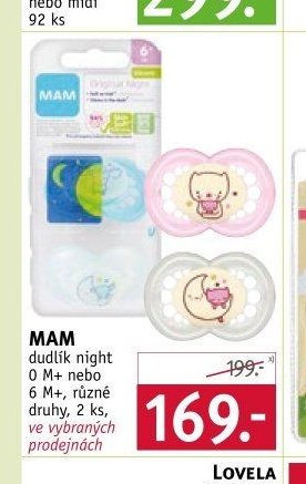MAM dudlík night 0 M+