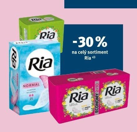Ria vložky - ROSSMANN drogerie aktualniletaky.eu