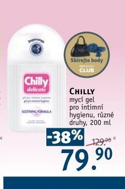 CHILLY mycí gel - ROSSMANN drogerie aktualniletaky.eu