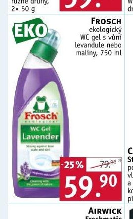 FROSCH ekologický WC gel