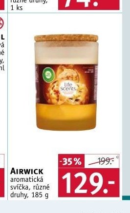 AIRWICK aromatická svíčka