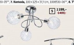 Stropní lampa Ryder 5x G9 (5)