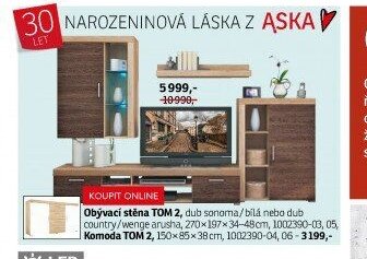 Obývací stěna TOM 2