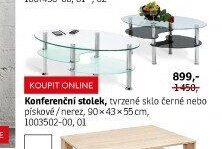Konferenční stolek (tvrzené sklo)
