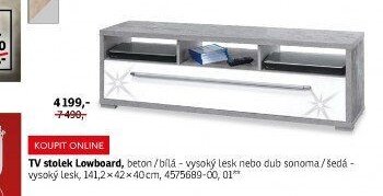 TV stolek Lowboard