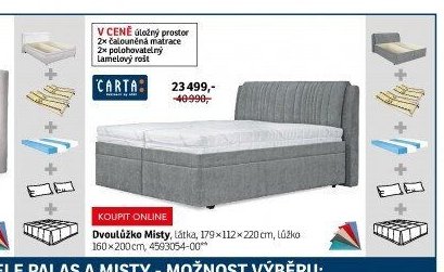 Dvolůžko Misty