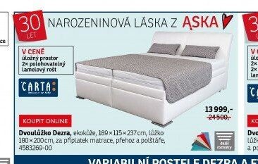 Dvoulůžko Dezra