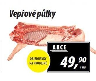 Vepřové půlky - ZEMAN maso - uzeniny aktualniletaky.eu