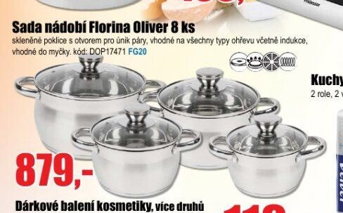 Sada nádobí Florina Oliver 8 ks