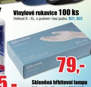 Vinylové rukavice 100 ks