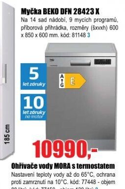 Myčka BEKO DFN 28423 X