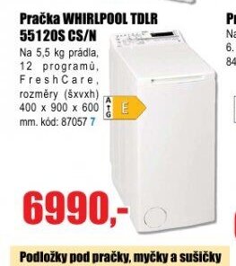 Pračka WHIRLPOOL TDLR 55120S
