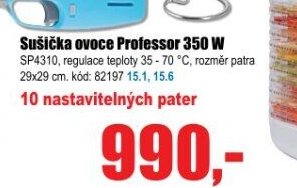 Sušička ovoce Professor 350 W