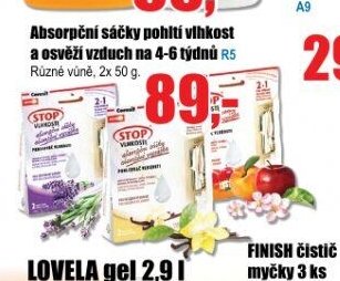 Absorpční sáčky pohltí vlhkost