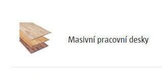 Masivní pracovní desky