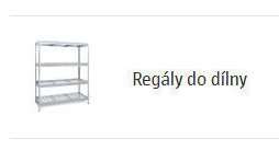 Regály do dílny