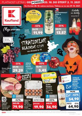 aktuální leták Kaufland 25.10.2021-2.11.2021