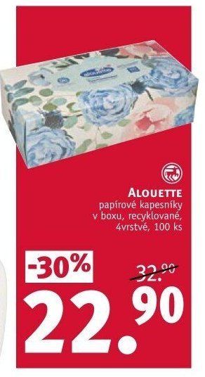 Alouette papírové kapesníky
