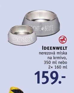 IDEENWELT nerezová miska na krmivo