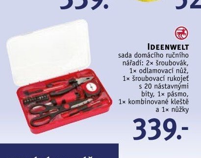 IDEENWELT sada domácího ručního nářadí