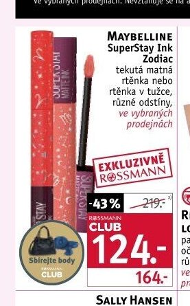 MAYBELLINE SuperStay Ink Zodiac rtěnka