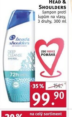 Head & Shoulders šampon - ROSSMANN drogerie aktualniletaky.eu