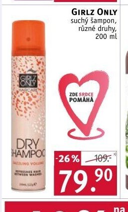 Girlz Only suchý šampon
