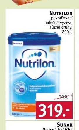 Nutrilon pokračovací mléčná výživa, 800 g