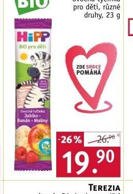 HiPP ovocná tyčinka, 23 g