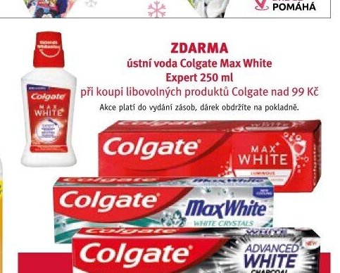ústní voda Colgate Max White Expert 250 ml - ROSSMANN drogerie aktualniletaky.eu