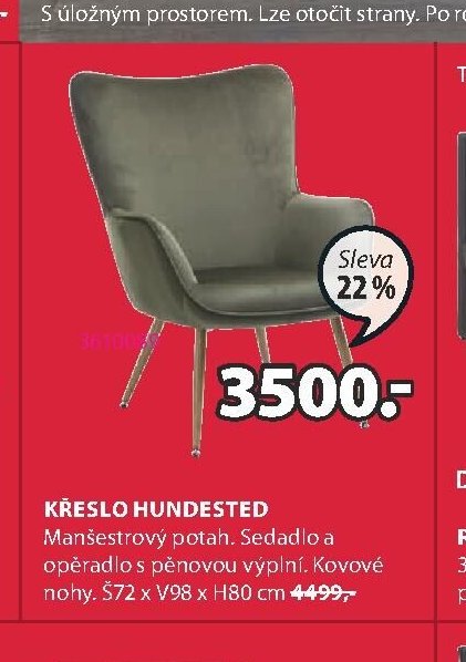 KŘESLO HUNDESTED