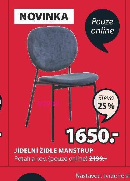 JÍDELNÍ ŽIDLE MANSTRUP