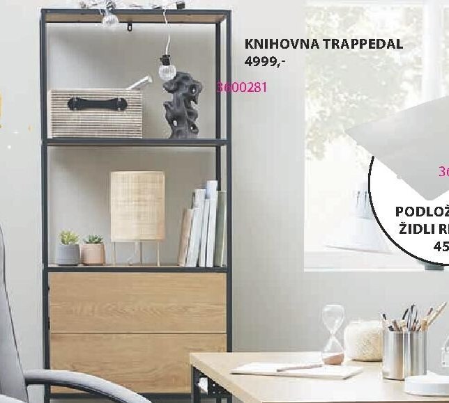 KNIHOVNA TRAPPEDAL