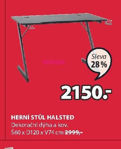 HERNÍ STŮL HALSTED