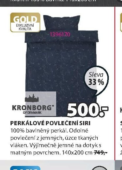 PERKÁLOVÉ POVLEČENÍ SIRI