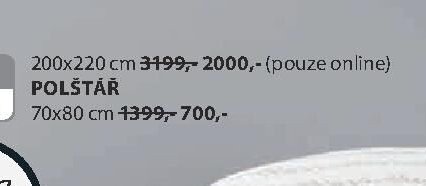 POLŠTÁŘ 200x220 cm