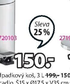 Set medle Odpadkový koš 3 L